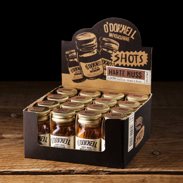 O’Donnell Moonshine Harte Nuss - Shot / Micro Manson Jars (20ml)