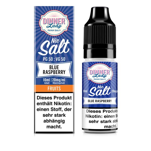 Dinner Lady Nicsalt Liquid - Blueberry Raspberry 10ml 20mg/ml