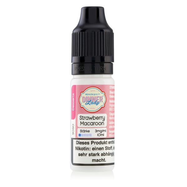 Dinner Lady Liquid - Strawberry Macaroon 10ml