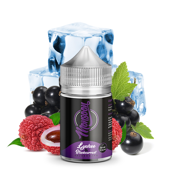 Monsoon Liquid - Lychee & Blackcurrant 50ml