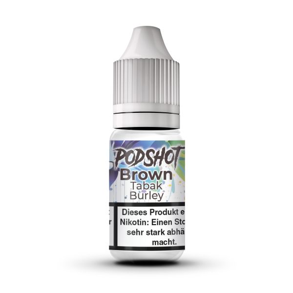 Podshot Nikotinsalzliquid - Brown Tabak Burley 10ml