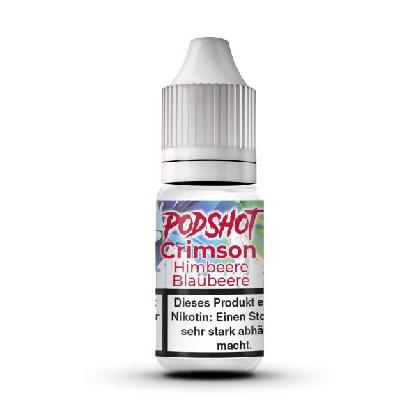 Podshot Nikotinsalzliquid - Crimson Himbeere Blaubeere 10ml