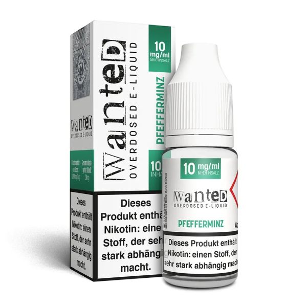 Wanted Overdosed Nikotinsalz Liquid - Pfefferminz 10ml