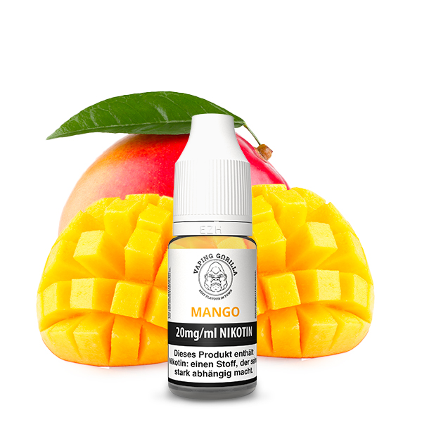 VAPING GORILLA Nikotinsalz Liquid - Mango 10ml 20mg