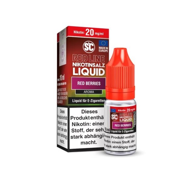 SC Red Line Nikotinsalz Liquid - Red Berries 10ml