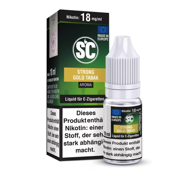 SC Liquid - Strong Gold Tabak 10ml