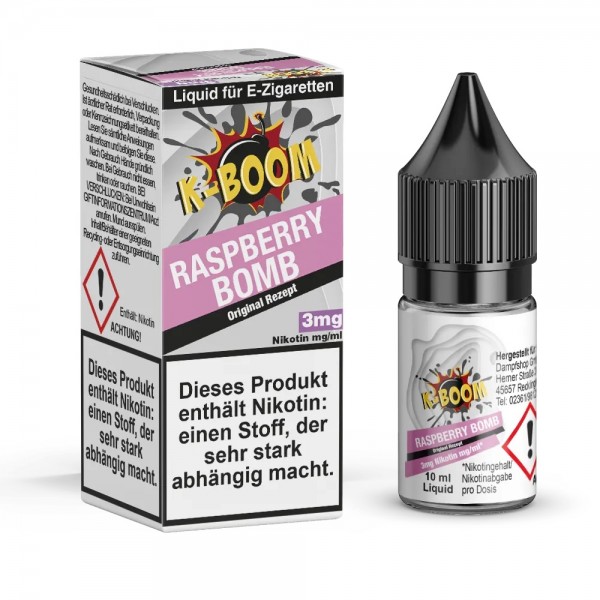 K-Boom Liquid - Raspberry Bomb 10ml