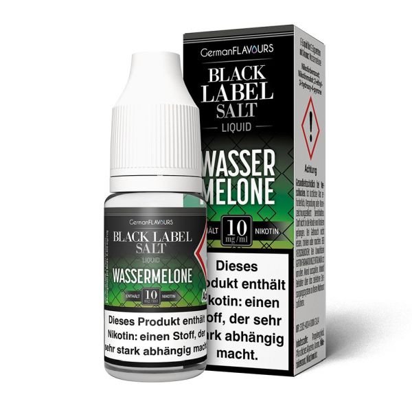 Black Label Nikotinsalzliquid - Wassermelone 10ml 20mg/ml