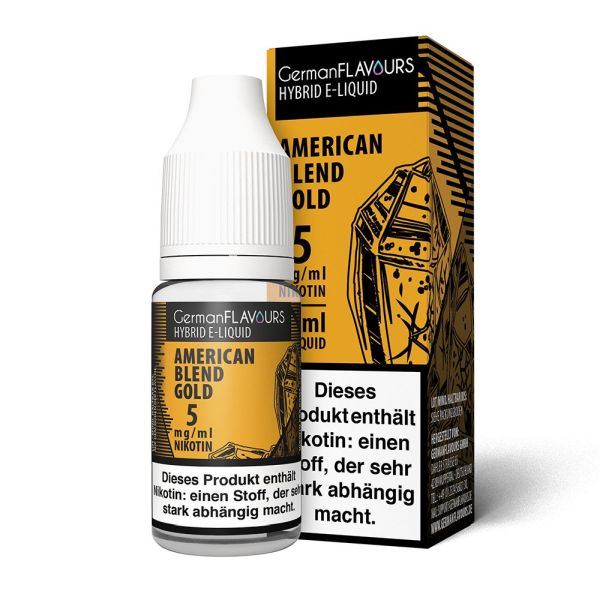 German Flavours Hybrid Liquid - American Blend Gold 10ml