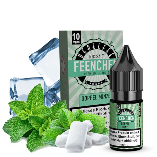 Nebelfee Nikotinsalz Liquid - Doppel Minze Feenchen 10ml