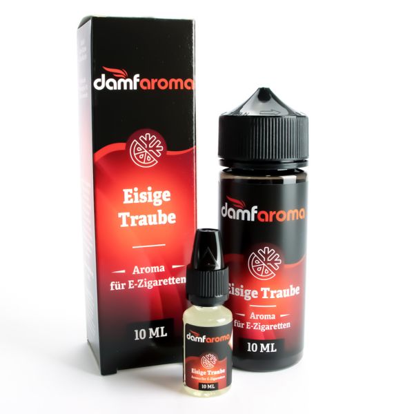 Damfaroma Aroma - Eisige Traube 10ml in 120er Chubby