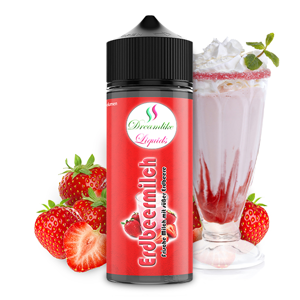 Dreamlike Liquids Milk Aroma - Erdbeermilch 10ml