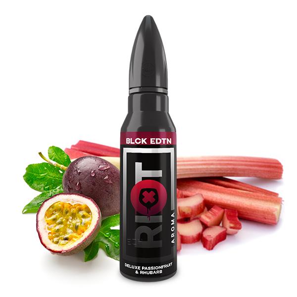 Riot Squad Aroma - Black Edition Deluxe Passionfruit & Rhubarb 15ml