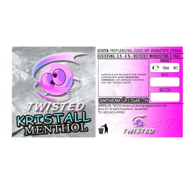 Twisted Aroma - Kristall Menthol 10ml