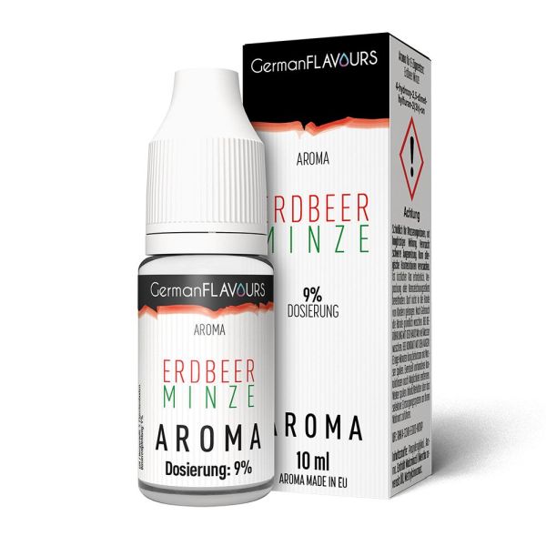 German Flavours Aroma - Erdbeer Minze 10ml