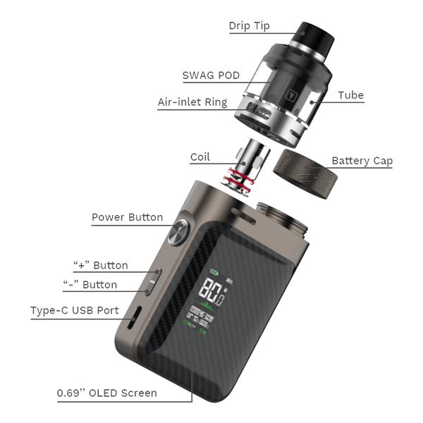 Vaporesso Swag PX80 Pod Kit