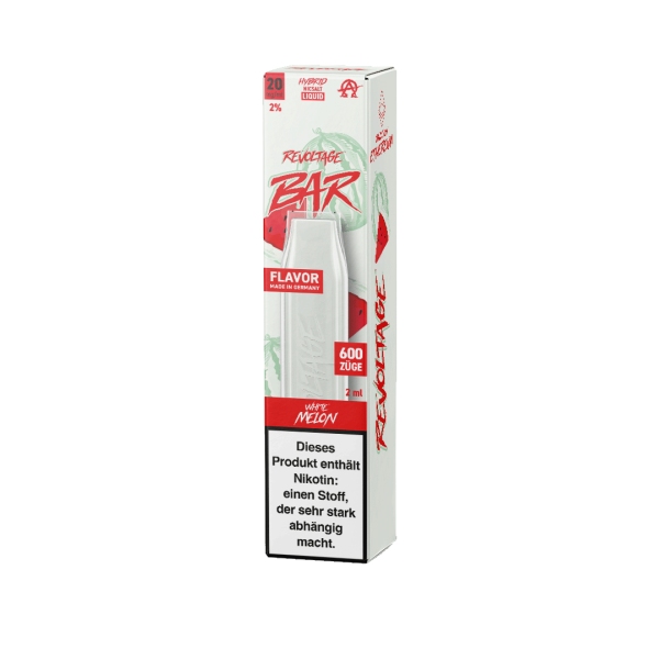 Revoltage Bar - White Melon - Einweg E-Zigarette 20mg/ml Hybrid-Nikotinsalz