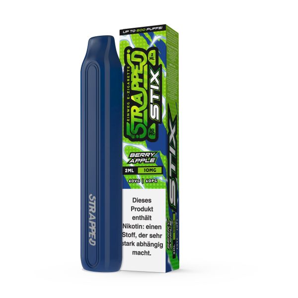 Strapped STIX Einweg E-Zigarette - Berry Apple